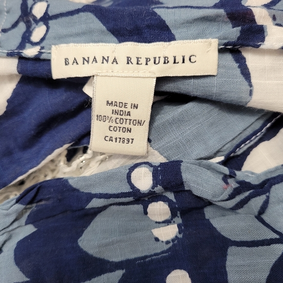 Glass beaded Fringe 100% Cotton Scarf Banana Republic - Picture 8 of 8